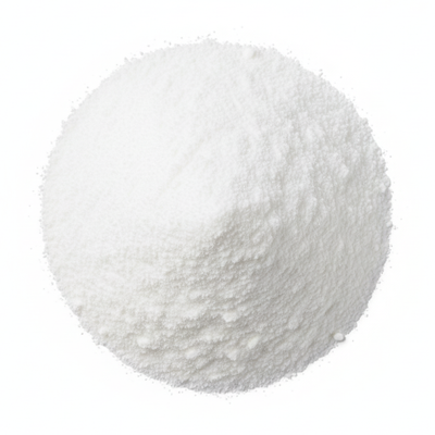 Bild von einem weißen Pulverhäufchen Biotin.