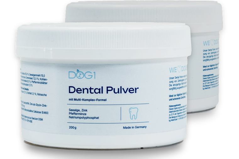 DOG1 Dentalpulver – 2 Dosen